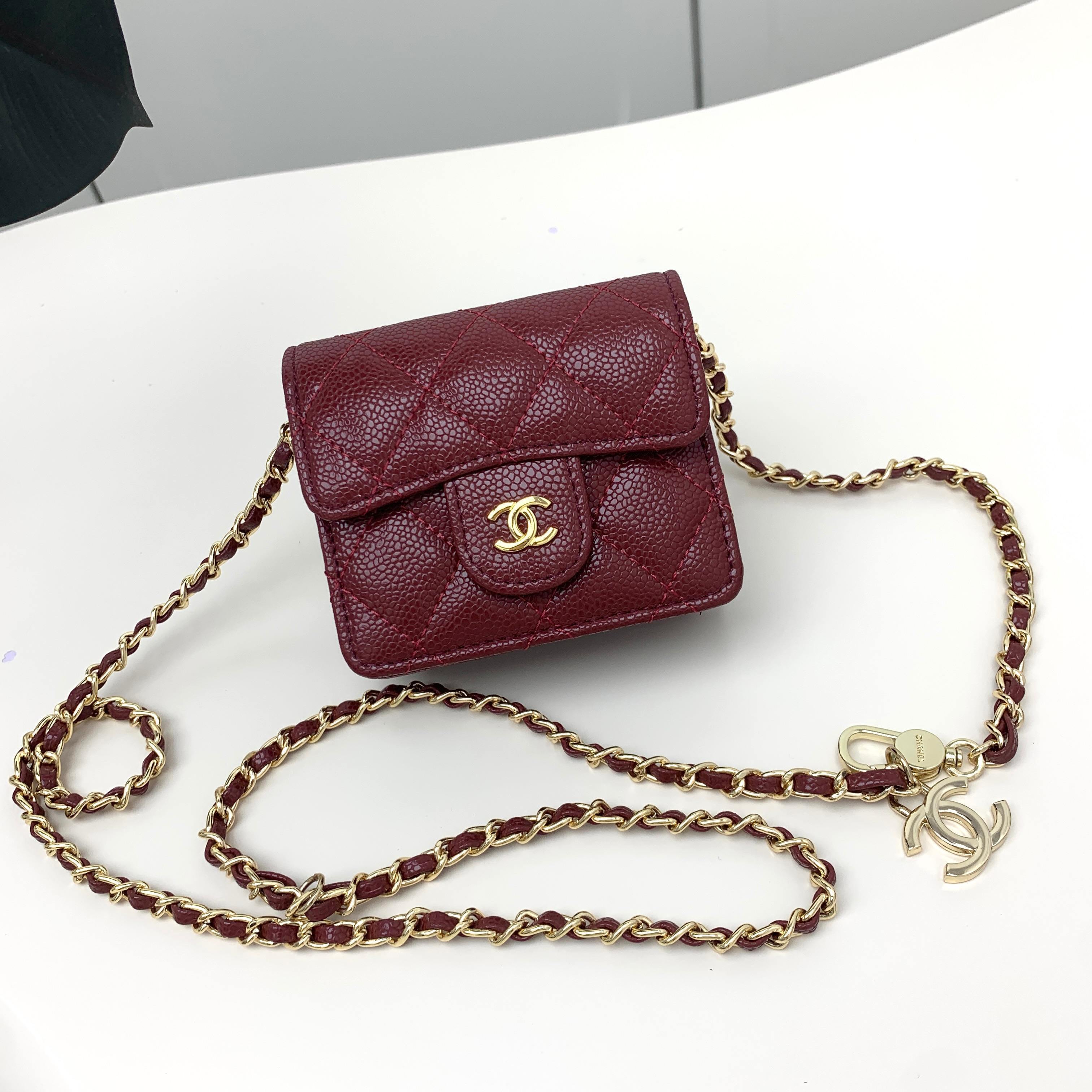 Chanel Boy – Bordeaux & Or Vieilli