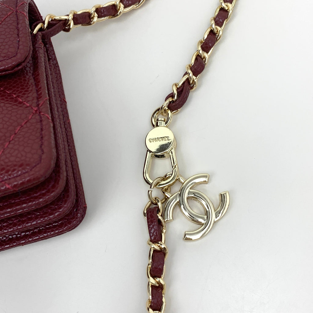 Chanel Boy – Bordeaux & Or Vieilli