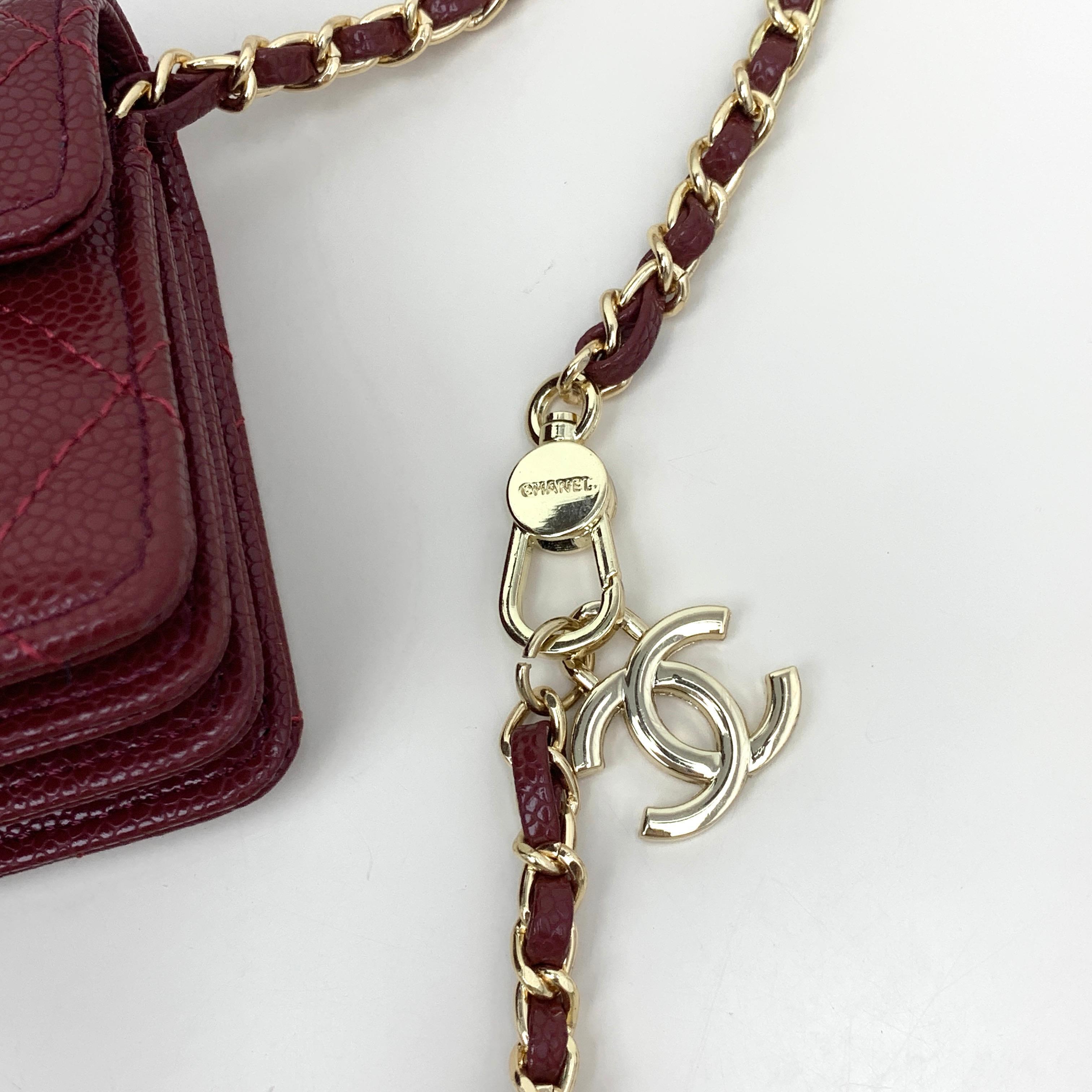 Chanel Boy – Bordeaux & Or Vieilli