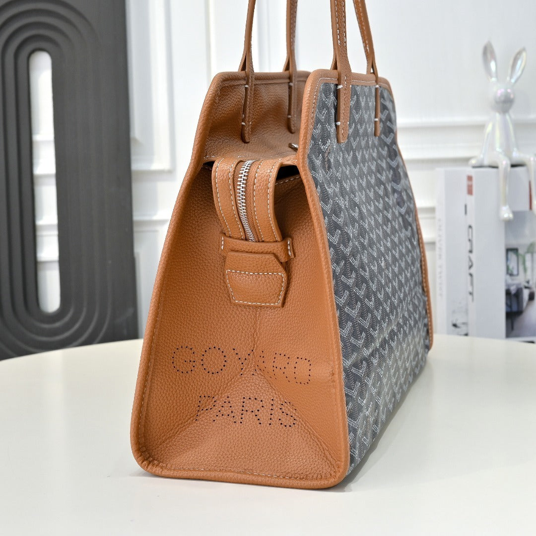 Goyard Saint Louis Tote PM – Noir & Marron