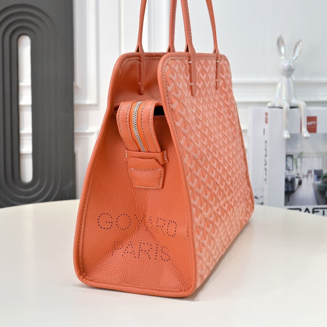 Goyard Saint Louis Tote PM – Orange Goyardine