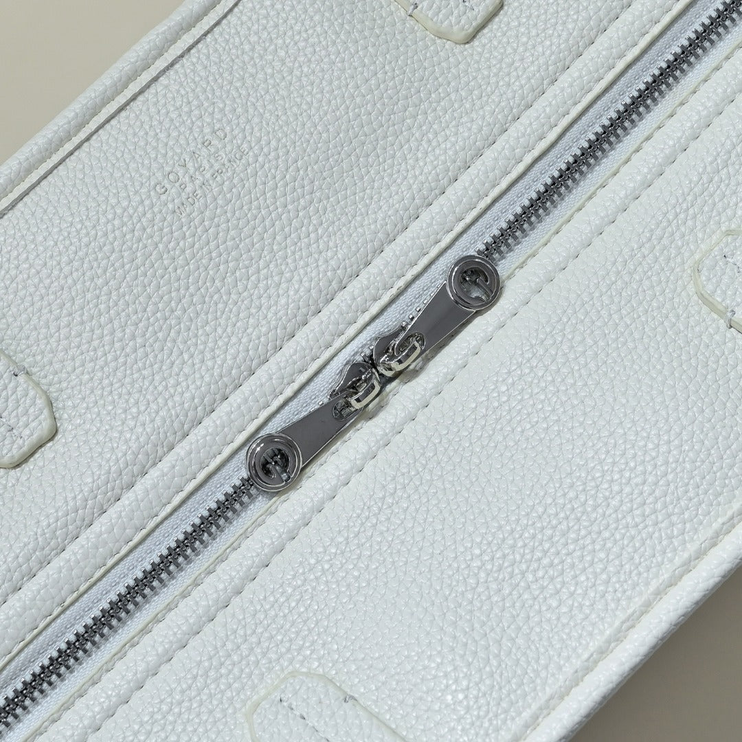 Goyard Saint Louis Tote PM – Blanc Goyardine