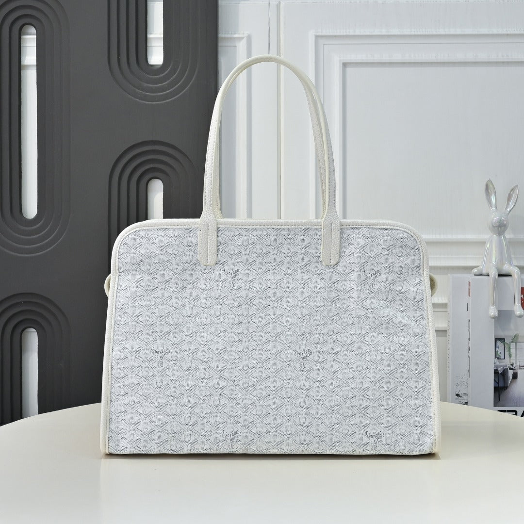 Goyard Saint Louis Tote PM – Blanc Goyardine