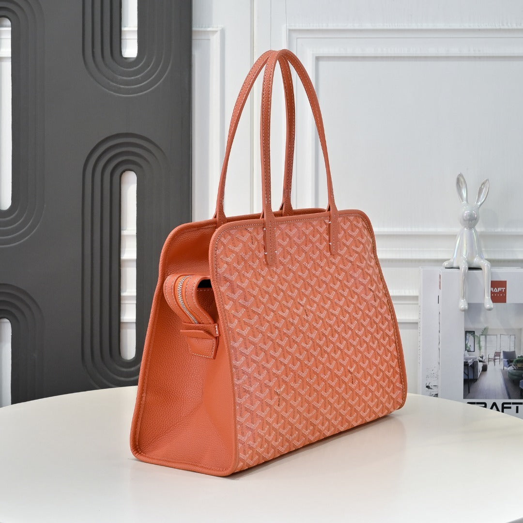 Goyard Saint Louis Tote PM – Orange Goyardine