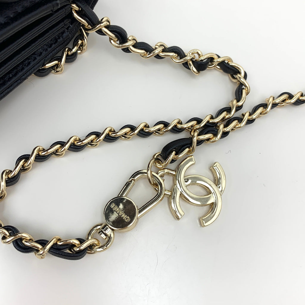 Chanel Boy – Noir & Or Vieilli