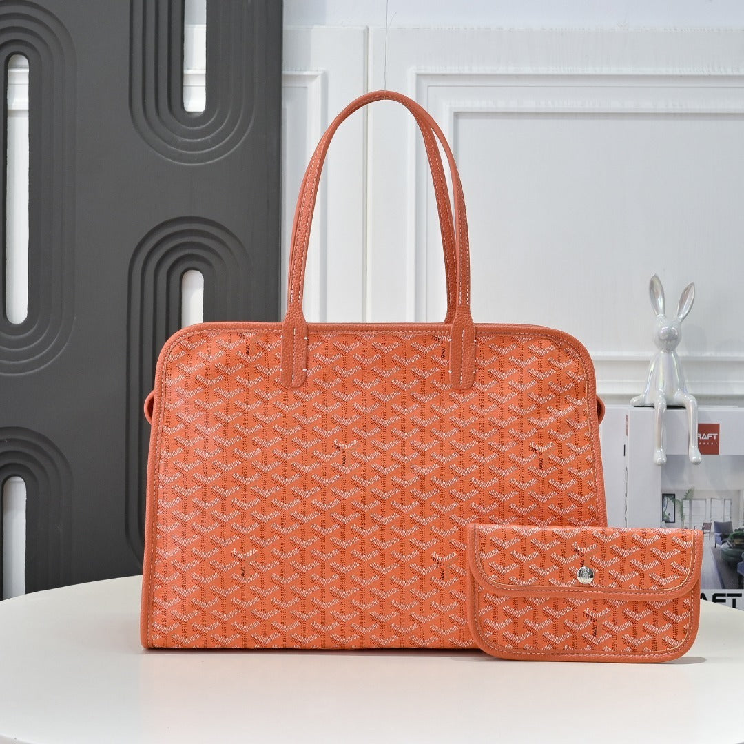 Goyard Saint Louis Tote PM – Orange Goyardine