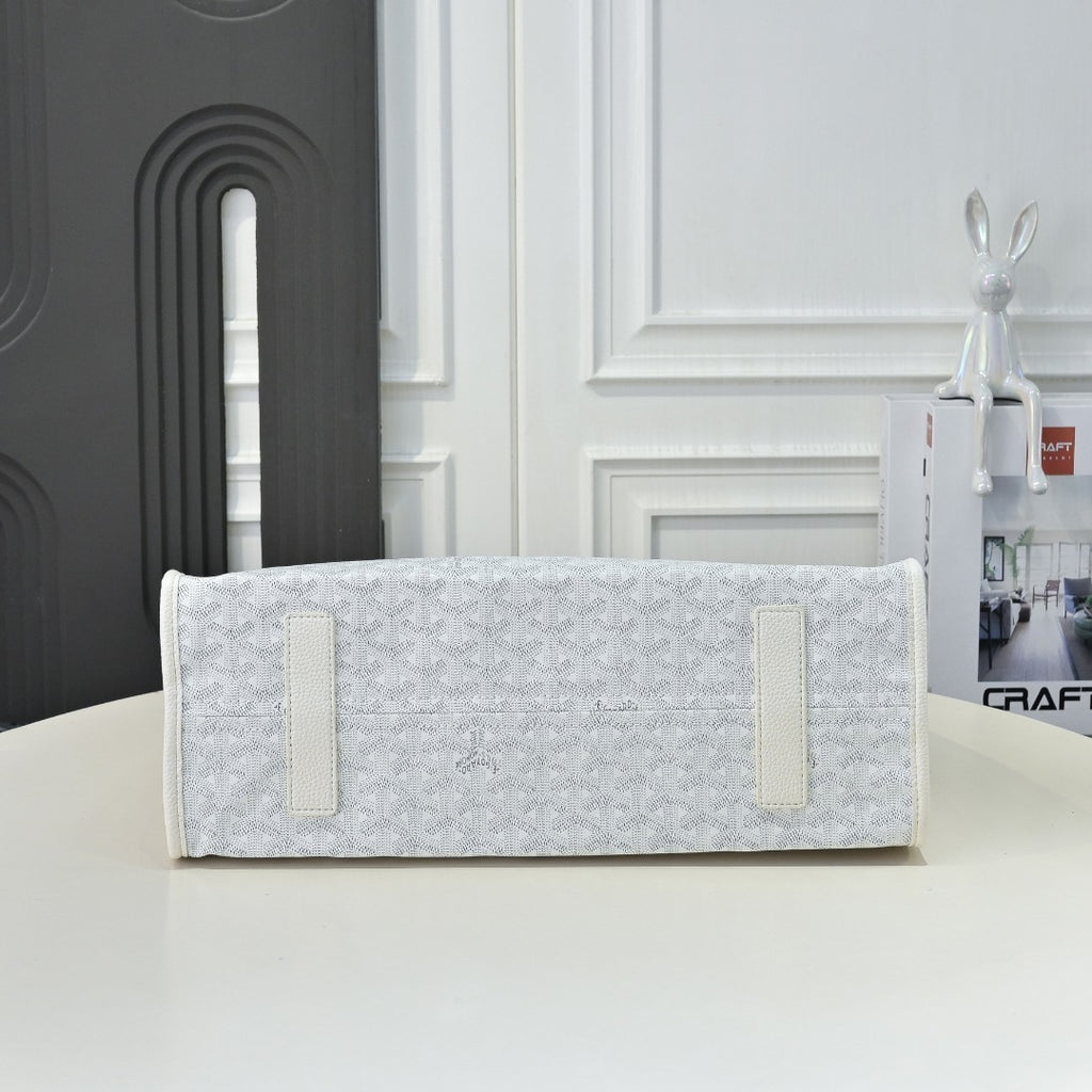 Goyard Saint Louis Tote PM – Blanc Goyardine