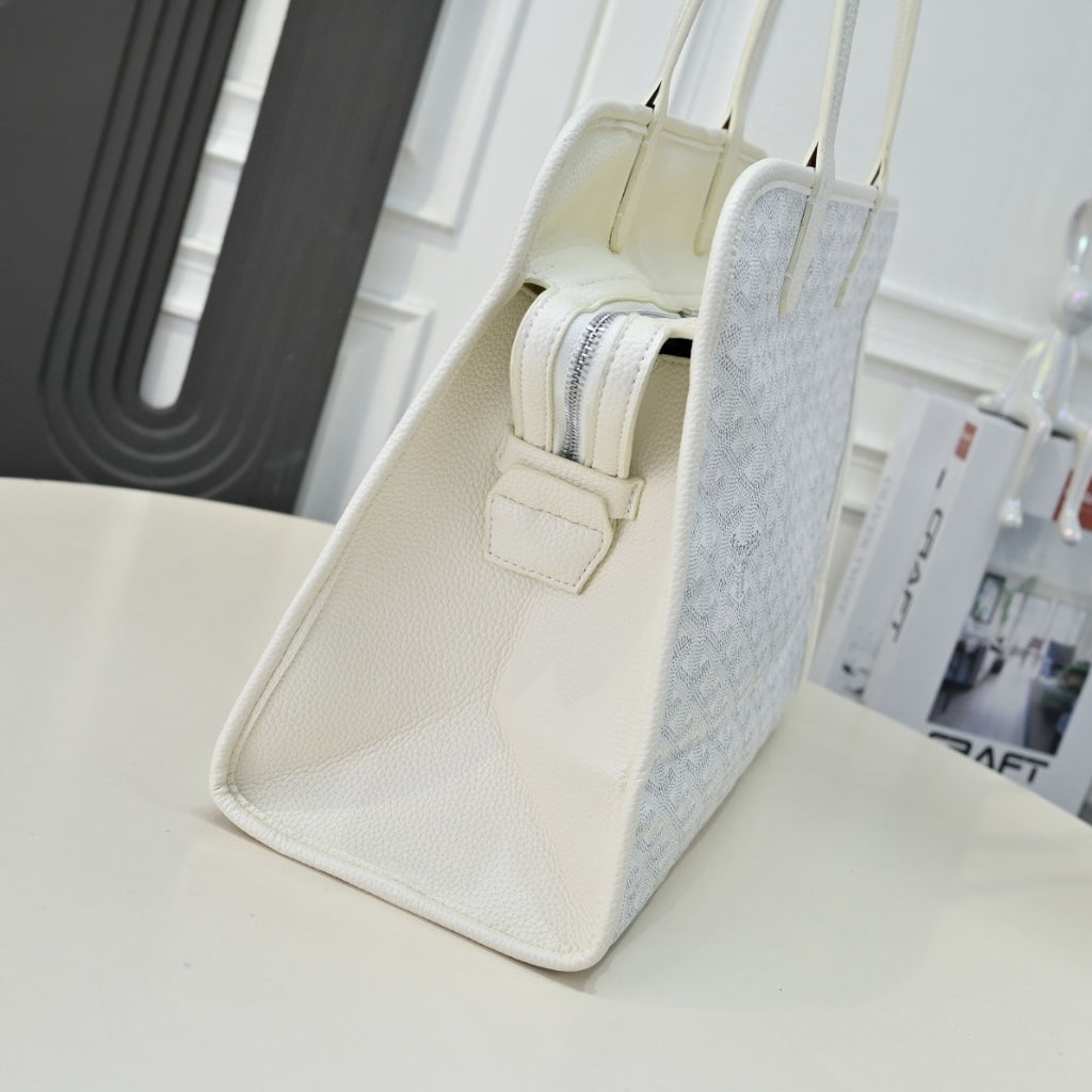 Goyard Saint Louis Tote PM – Blanc Goyardine