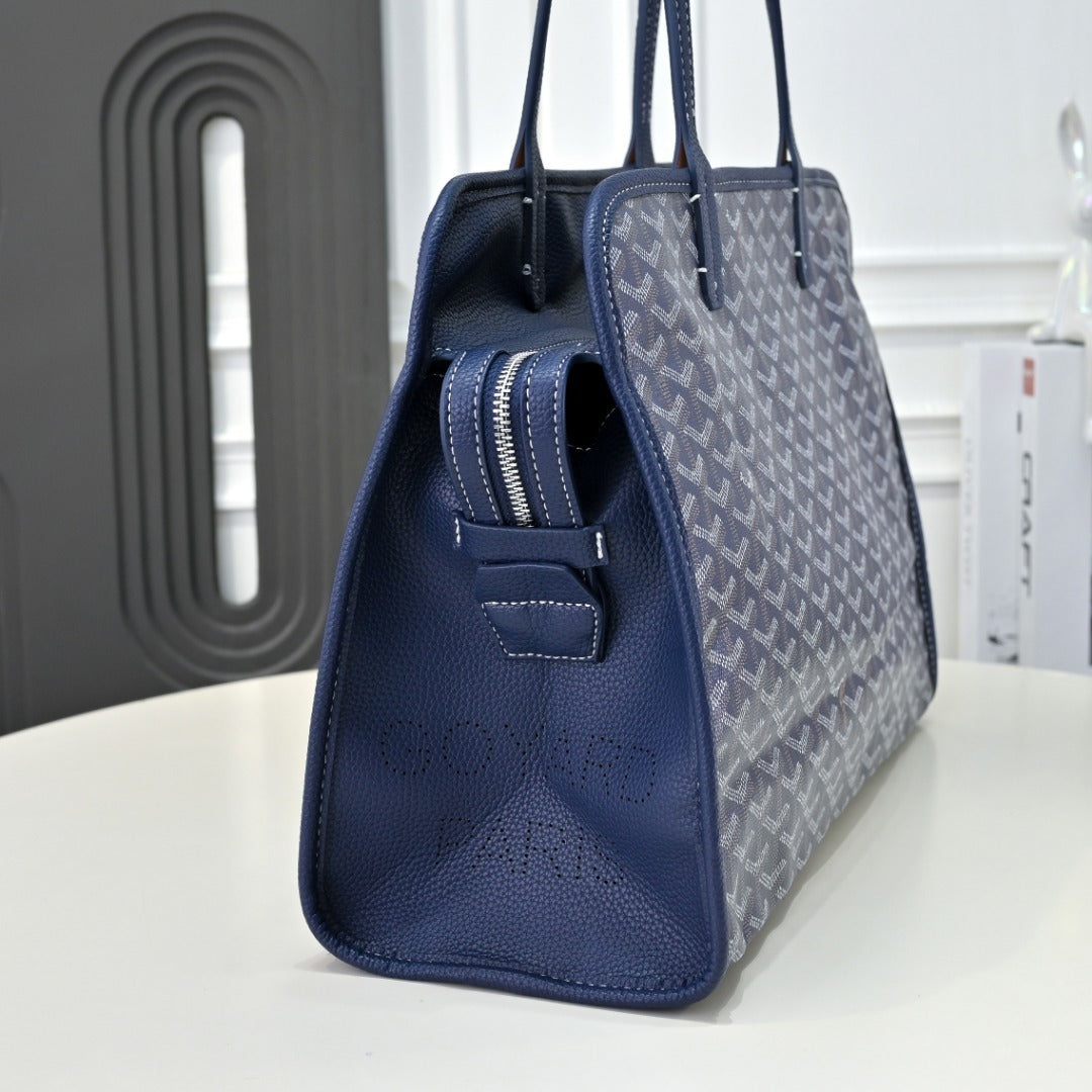 Goyard Saint Louis Tote PM – Bleu Marine