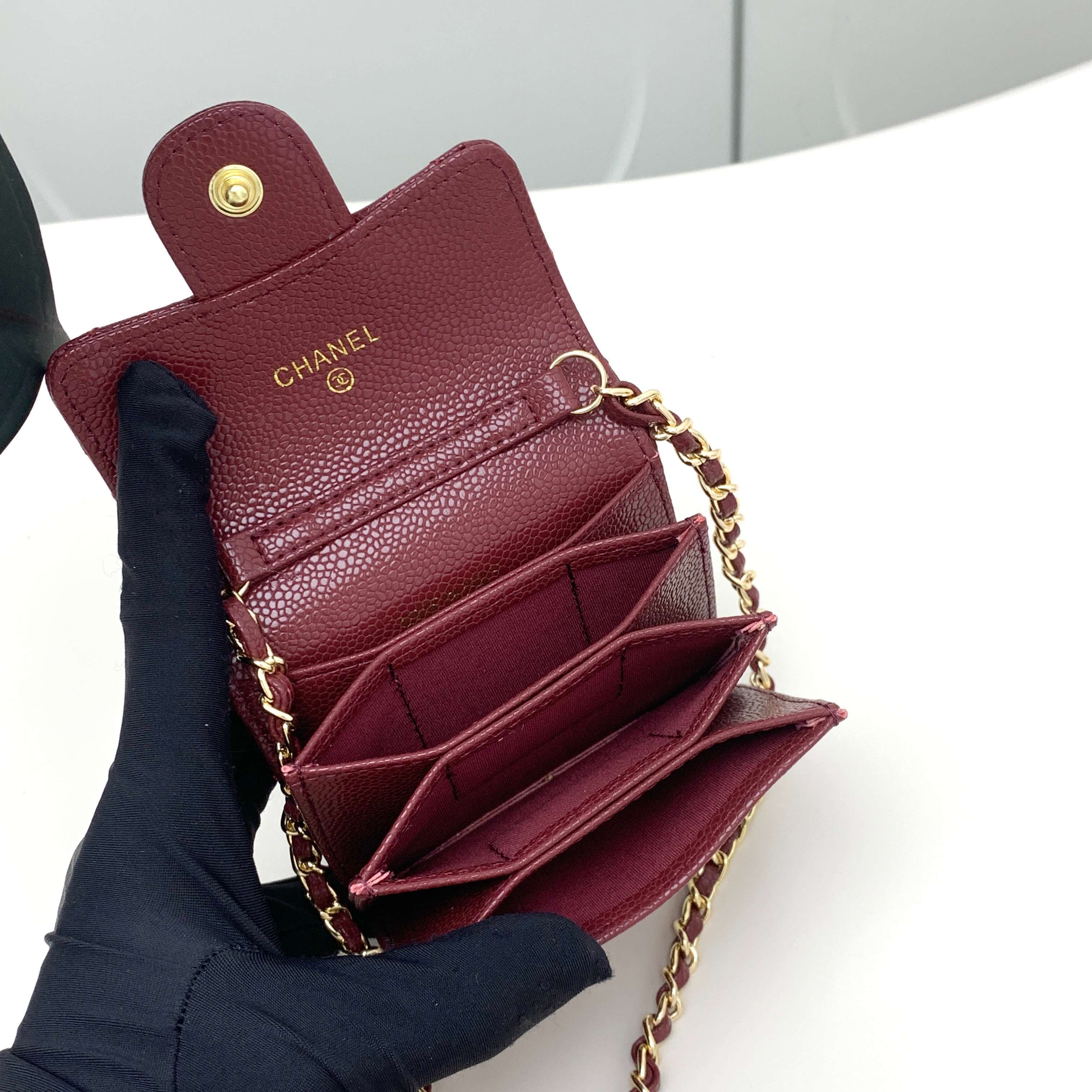 Chanel Boy – Bordeaux & Or Vieilli