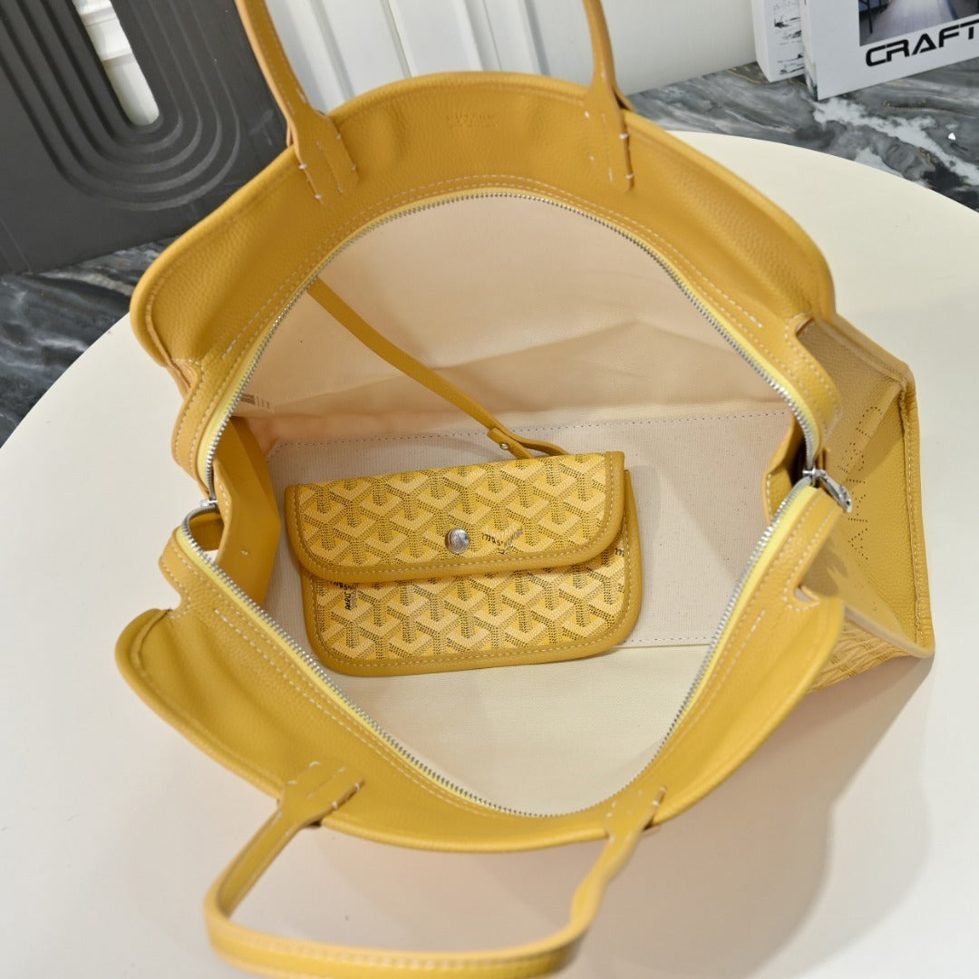 Goyard Saint Louis Tote PM – Jaune Goyardine