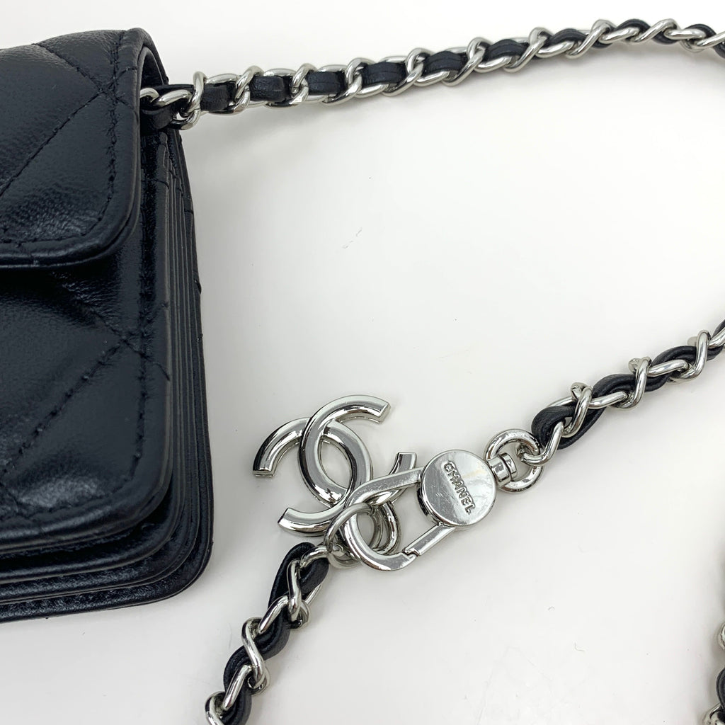 Chanel Boy Medium – Noir & Argent Vieilli