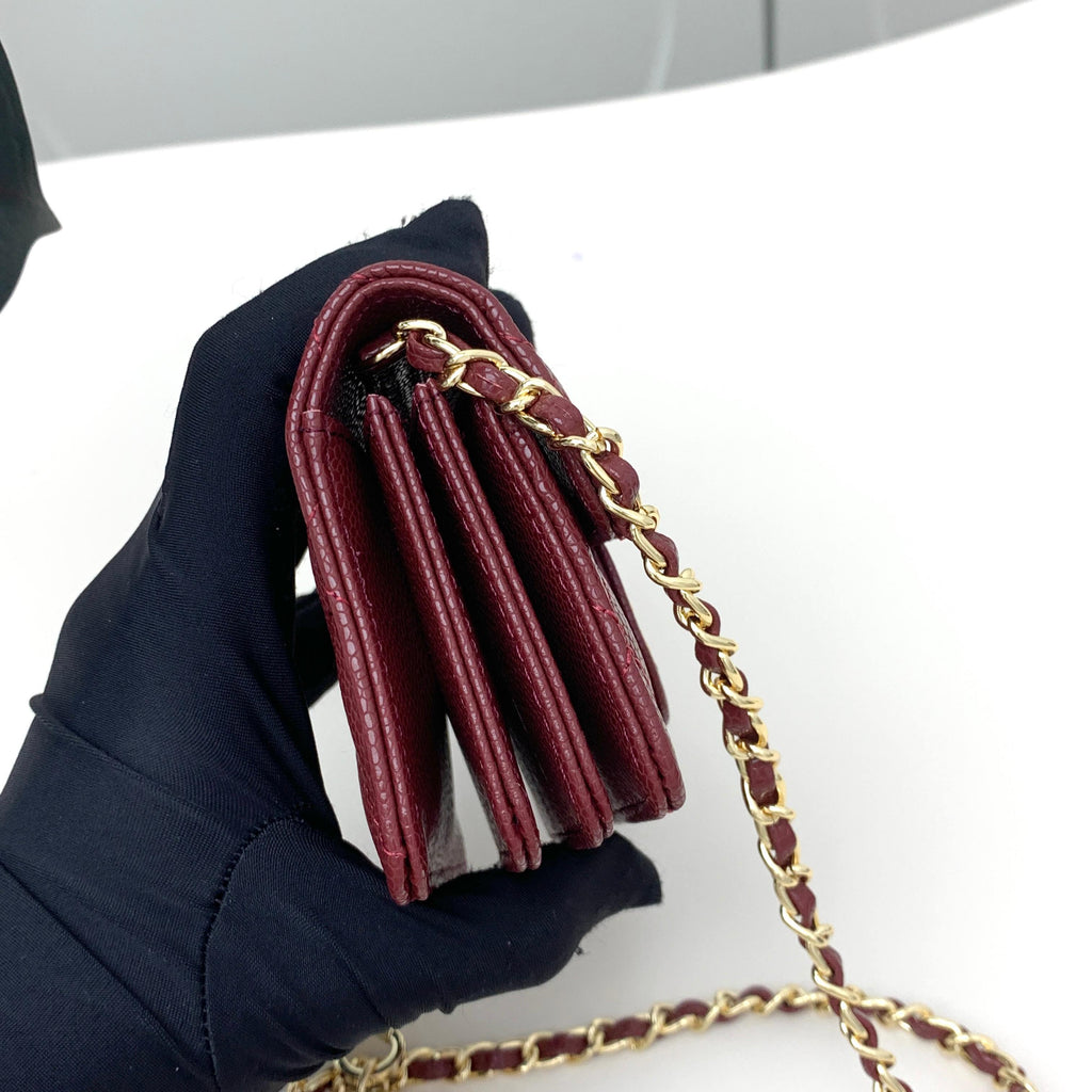 Chanel Boy – Bordeaux & Or Vieilli