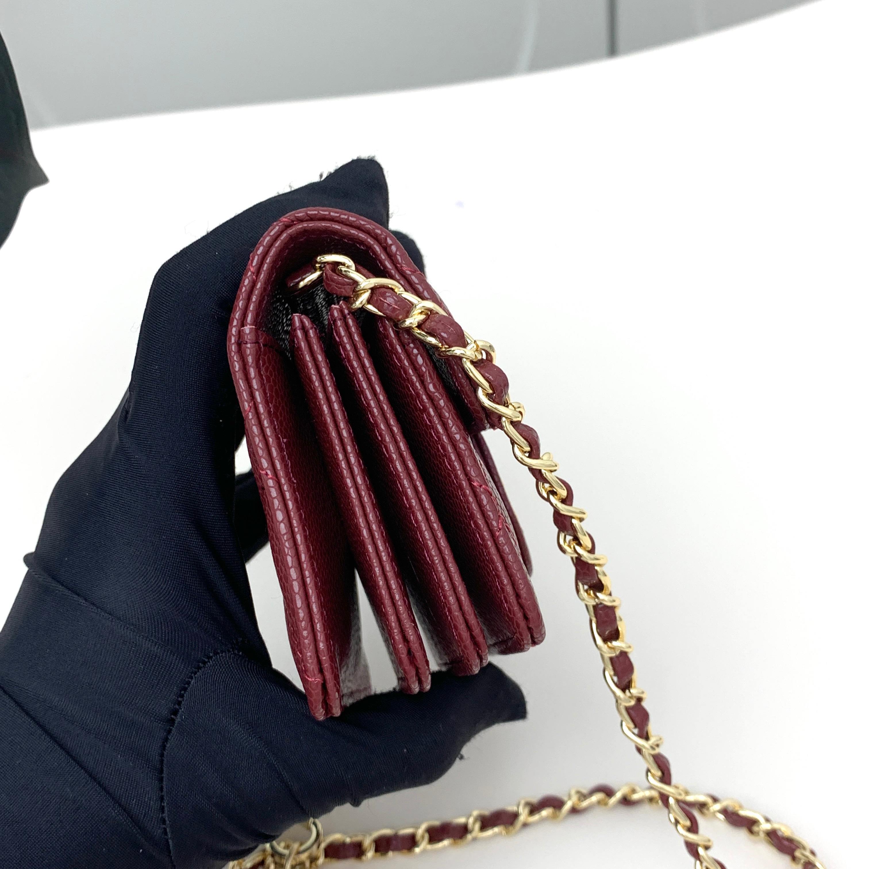 Chanel Boy – Bordeaux & Or Vieilli