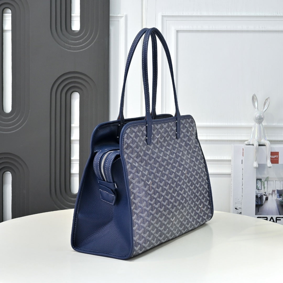 Goyard Saint Louis Tote PM – Bleu Marine